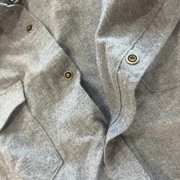 NFL Dallas Cowboys x Darius Rucker Pearl Snap Button Up Shirt Gray Men's Size L - Picture 7 of 8